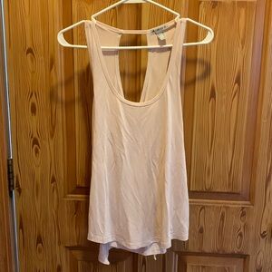 Open back tank top, pale pink, forever 21, XS
